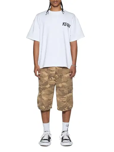 Ksubi Men's Troop Camouflage Cargo Shorts | Thumbnail 2 Ksubi Men's Troop Camouflage Cargo Shorts | Thumbnail 2
