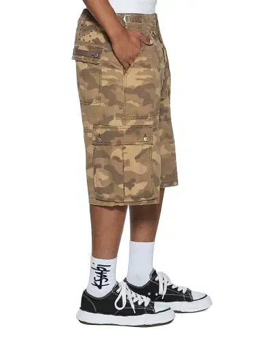 Ksubi Men's Troop Camouflage Cargo Shorts - Tan - Size 36 | Thumbnail 3 Ksubi Men's Troop Camouflage Cargo Shorts - Tan - Size 36 | Thumbnail 3