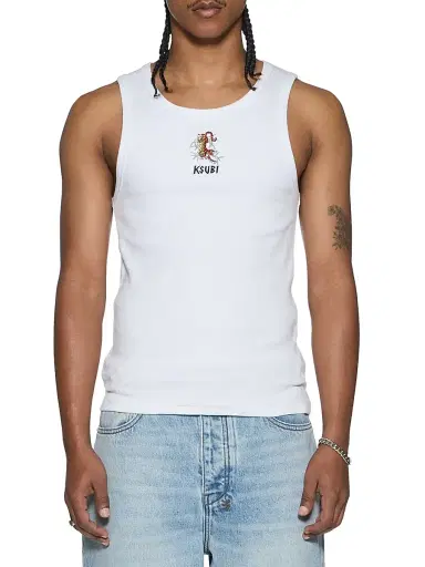 Ksubi Men's Stayup Halen Debut Singlet Tank - White - Size XXL | Thumbnail 1 Ksubi Men's Stayup Halen Debut Singlet Tank - White - Size XXL | Thumbnail 1