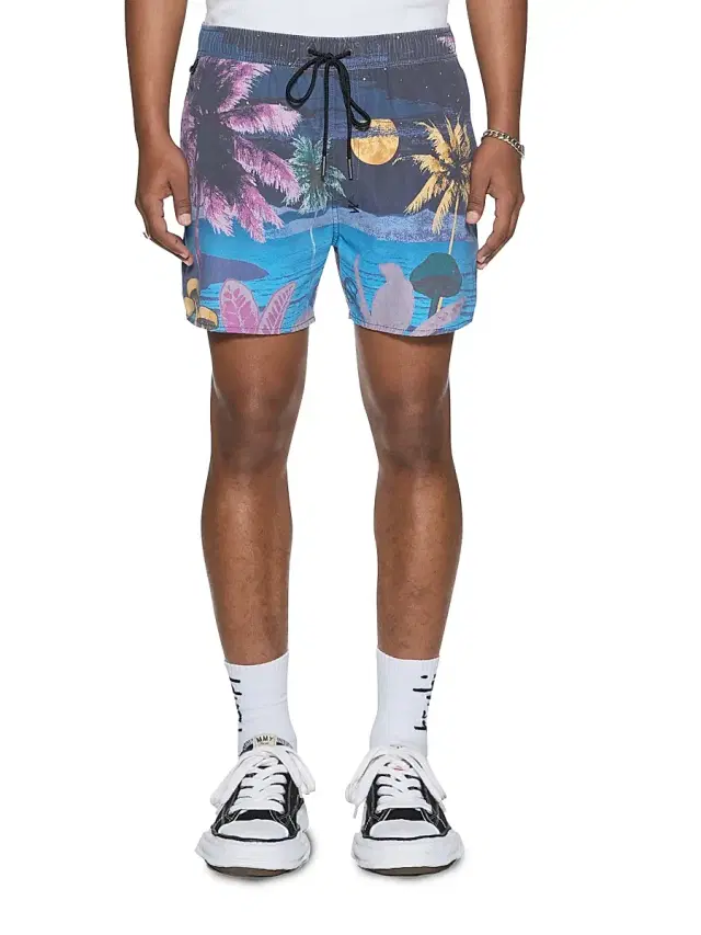 Ksubi Men's Moonlight Print Board Shorts