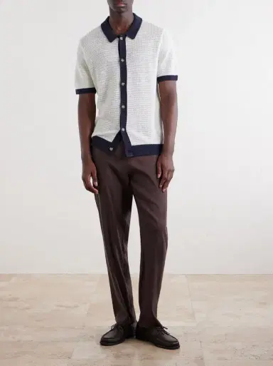 Onia Crocheted Linen Shirt | Thumbnail 2 Onia Crocheted Linen Shirt | Thumbnail 2