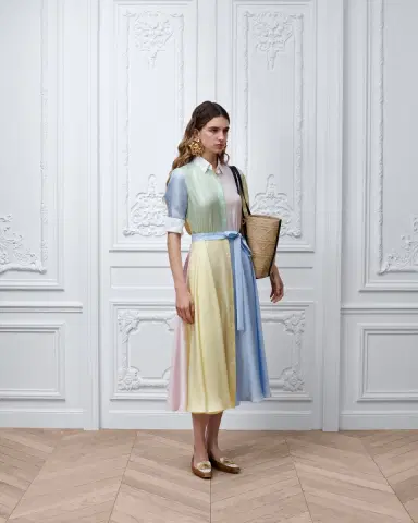 Dior Dioriviera Mid-Length Belted Shirtdress | Thumbnail 2
