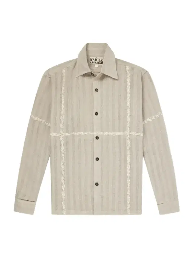 Kartik Research Rabari Embroidered Linen Shirt