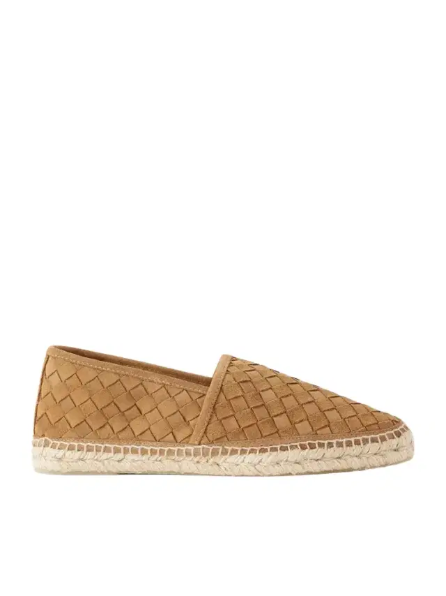 Porto Woven Suede Espadrilles