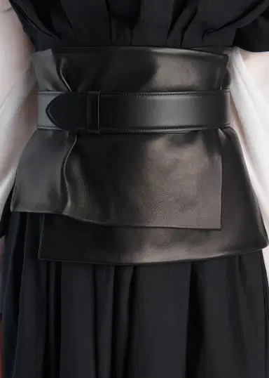 Khaite Saskia Belt In Black | Thumbnail 5 Khaite Saskia Belt In Black | Thumbnail 5