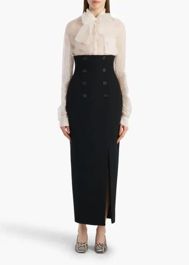 Khaite Allie Top In Chalk | Thumbnail 2 Khaite Allie Top In Chalk | Thumbnail 2