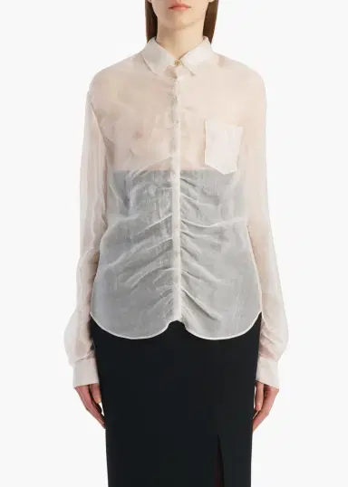 Khaite Allie Top In Chalk | Thumbnail 3 Khaite Allie Top In Chalk | Thumbnail 3