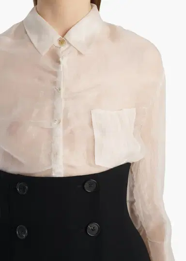 Khaite Allie Top In Chalk | Thumbnail 5 Khaite Allie Top In Chalk | Thumbnail 5
