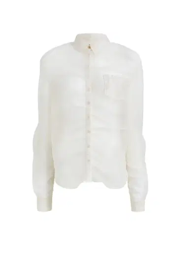 Khaite Allie Top In Chalk | Thumbnail 1 Khaite Allie Top In Chalk | Thumbnail 1