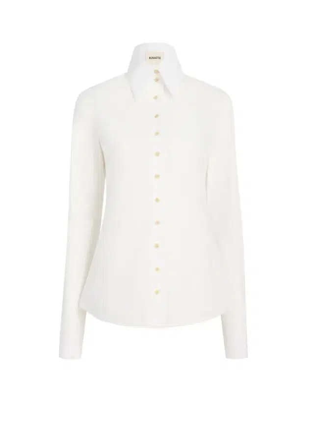 Khaite Ivy Top In Chalk
