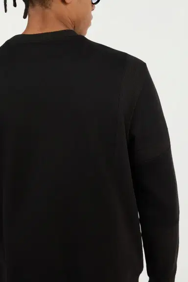 Roberto Cavalli Black Just Cavalli Logo Sweatshirt | Thumbnail 6