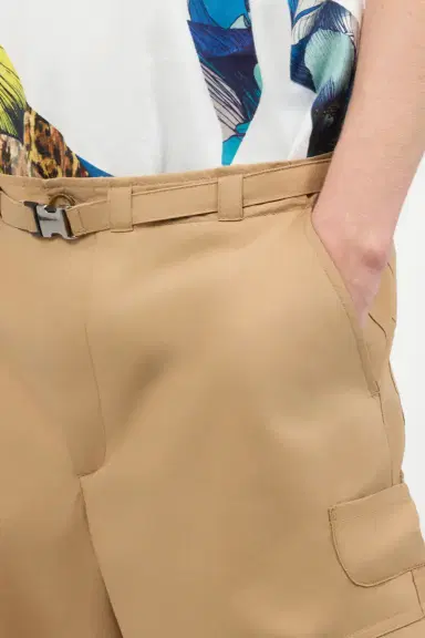 Roberto Cavalli Belted Cargo Shorts | Thumbnail 4