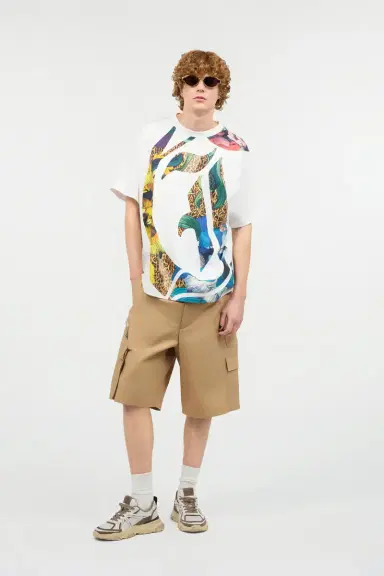 Roberto Cavalli Belted Cargo Shorts | Thumbnail 6