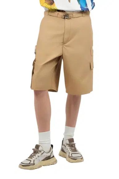 Roberto Cavalli Belted Cargo Shorts | Thumbnail 1