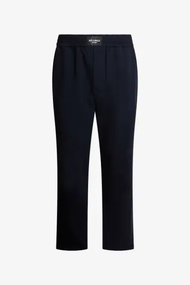 Roberto Cavalli Soft Navy Blue Trousers | Thumbnail 2