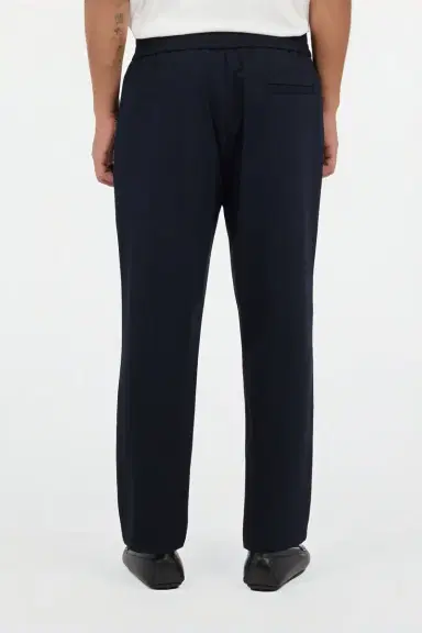 Roberto Cavalli Soft Navy Blue Trousers | Thumbnail 3