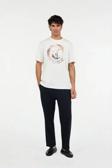 Roberto Cavalli Soft Navy Blue Trousers | Thumbnail 6