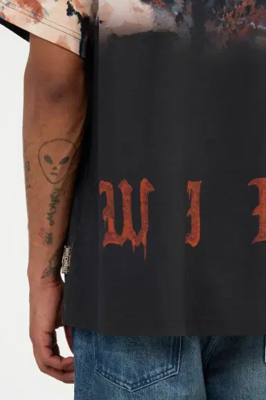 Roberto Cavalli Rusty Stain Print T-Shirt | Thumbnail 5 Roberto Cavalli Rusty Stain Print T-Shirt | Thumbnail 5