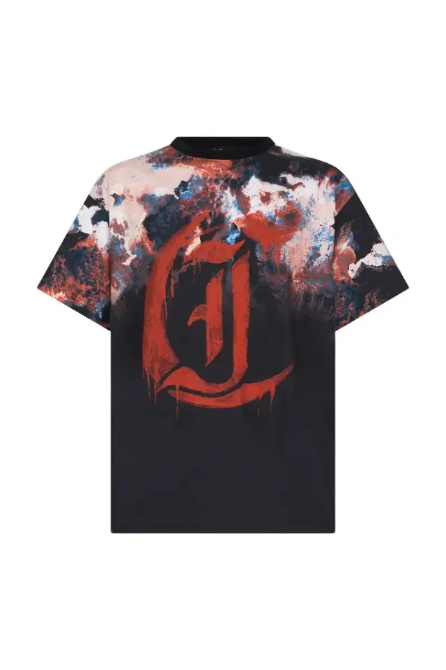 Roberto Cavalli Rusty Stain Print T-Shirt