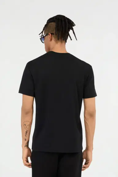 Roberto Cavalli Black T-Shirt With Just Cavalli Logo | Thumbnail 3