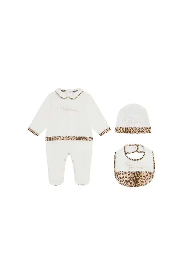 Roberto Cavalli Newborn cotton set