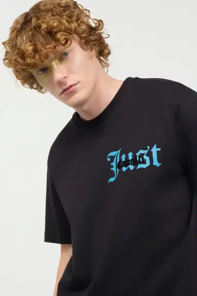 Roberto Cavalli T-Shirt With Two-Tone Logo | Thumbnail 4