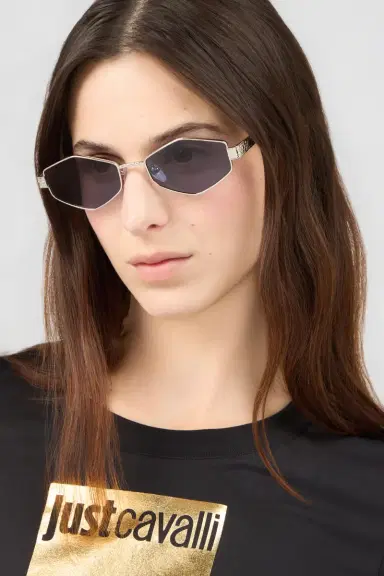 Roberto Cavalli Unisex geometrical metal frame | Thumbnail 4