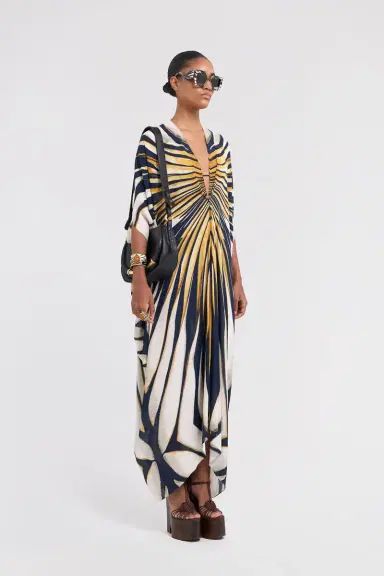 Roberto Cavalli Ray Of Gold Print Caftan | Thumbnail 2