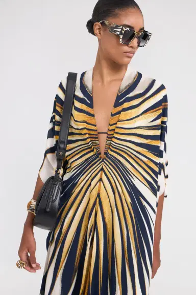 Roberto Cavalli Ray Of Gold Print Caftan | Thumbnail 4