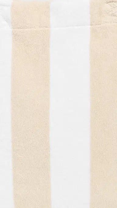 Weezie Looped Terry Beach Tote Sand Stripe One Size | Thumbnail 5