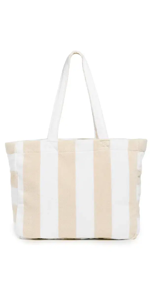 Looped Terry Beach Tote Sand Stripe One Size