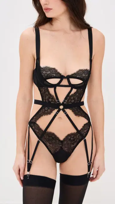 Thistle and Spire Minna Thong Bodysuit Black | Thumbnail 2 Thistle and Spire Minna Thong Bodysuit Black | Thumbnail 2
