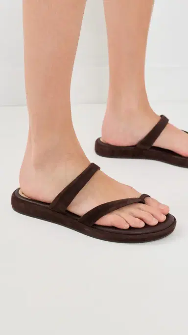 Dolce Vita Amary Sandals Dark Brown Suede | Thumbnail 3