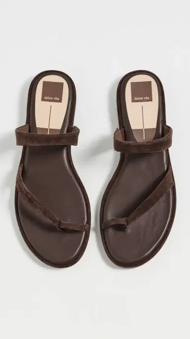 Dolce Vita Amary Sandals Dark Brown Suede | Thumbnail 5