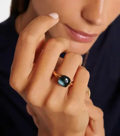 Pomellato Nudo 18kt rose and white gold ring with topaz | Thumbnail 3 Pomellato Nudo 18kt rose and white gold ring with topaz | Thumbnail 3