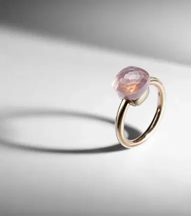 Pomellato Nudo 18kt gold ring with rose quartz | Thumbnail 5 Pomellato Nudo 18kt gold ring with rose quartz | Thumbnail 5
