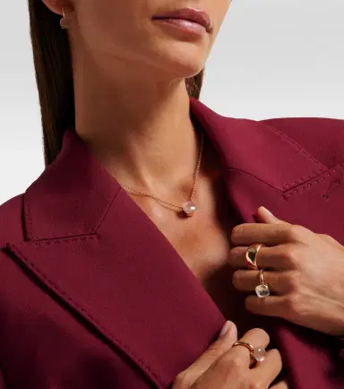 Pomellato Nudo 18kt gold necklace with rose quartz | Thumbnail 6 Pomellato Nudo 18kt gold necklace with rose quartz | Thumbnail 6