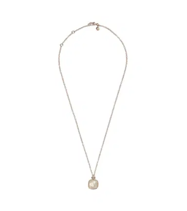 Pomellato Nudo 18kt rose and white gold necklace with topaz, mother-of-pearl, and diamonds | Thumbnail 1 Pomellato Nudo 18kt rose and white gold necklace with topaz, mother-of-pearl, and diamonds | Thumbnail 1