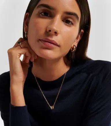 Pomellato Iconica 18kt gold necklace with diamonds | Thumbnail 5