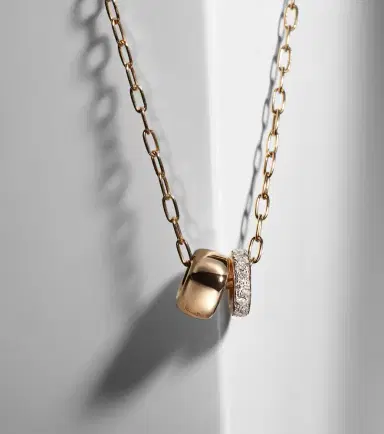 Pomellato Iconica 18kt gold necklace with diamonds | Thumbnail 6