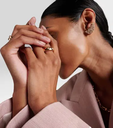Pomellato Iconica 18kt rose gold ring with diamonds | Thumbnail 4