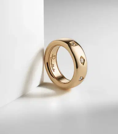 Pomellato Iconica 18kt rose gold ring with diamonds | Thumbnail 5