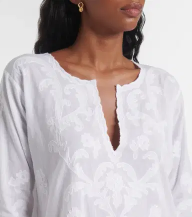 JULIET DUNN Embroidered cotton kaftan | Thumbnail 2 JULIET DUNN Embroidered cotton kaftan | Thumbnail 2