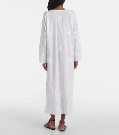 JULIET DUNN Embroidered cotton kaftan | Thumbnail 4 JULIET DUNN Embroidered cotton kaftan | Thumbnail 4