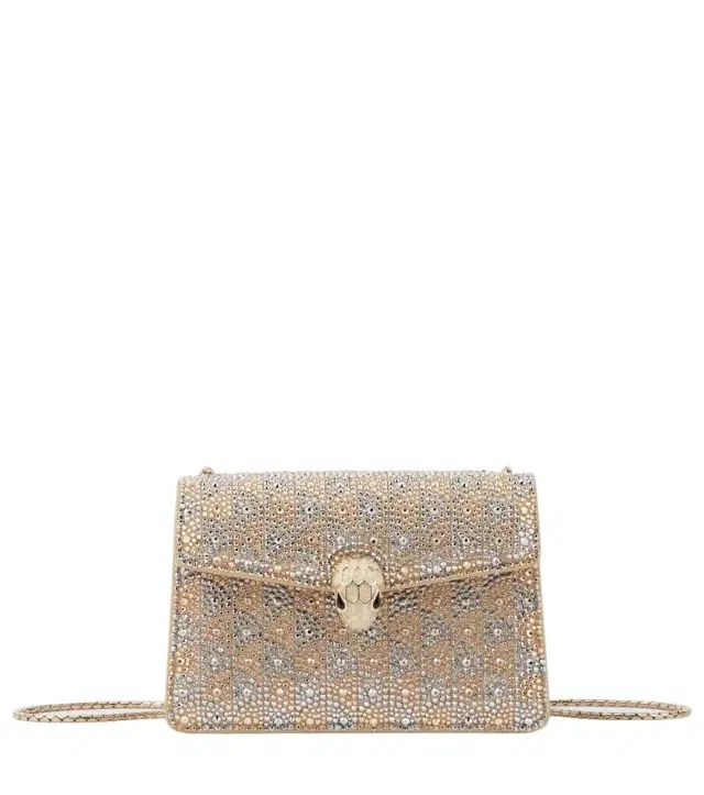 Serpenti Forever Mini embellished crossbody bag