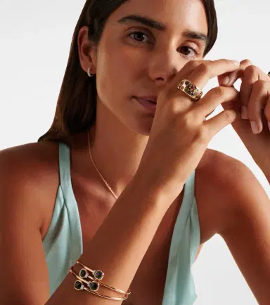 Pomellato Iconica Large 18kt rose gold ring with gemstones | Thumbnail 3 Pomellato Iconica Large 18kt rose gold ring with gemstones | Thumbnail 3