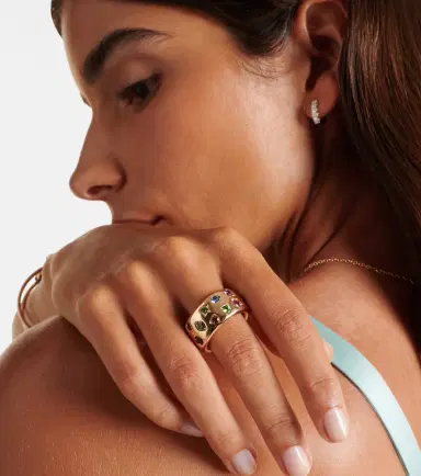 Pomellato Iconica Large 18kt rose gold ring with gemstones | Thumbnail 4 Pomellato Iconica Large 18kt rose gold ring with gemstones | Thumbnail 4