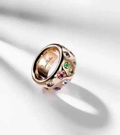 Pomellato Iconica Large 18kt rose gold ring with gemstones | Thumbnail 5 Pomellato Iconica Large 18kt rose gold ring with gemstones | Thumbnail 5