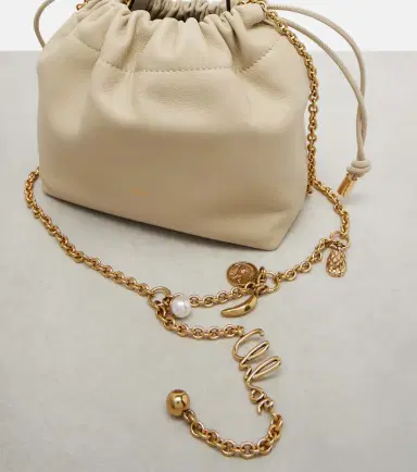 Chloe Chloé Chloé Icons Mini leather bucket bag | Thumbnail 3 Chloe Chloé Chloé Icons Mini leather bucket bag | Thumbnail 3
