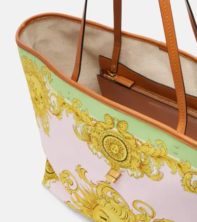 Versace Large printed canvas tote bag | Thumbnail 2